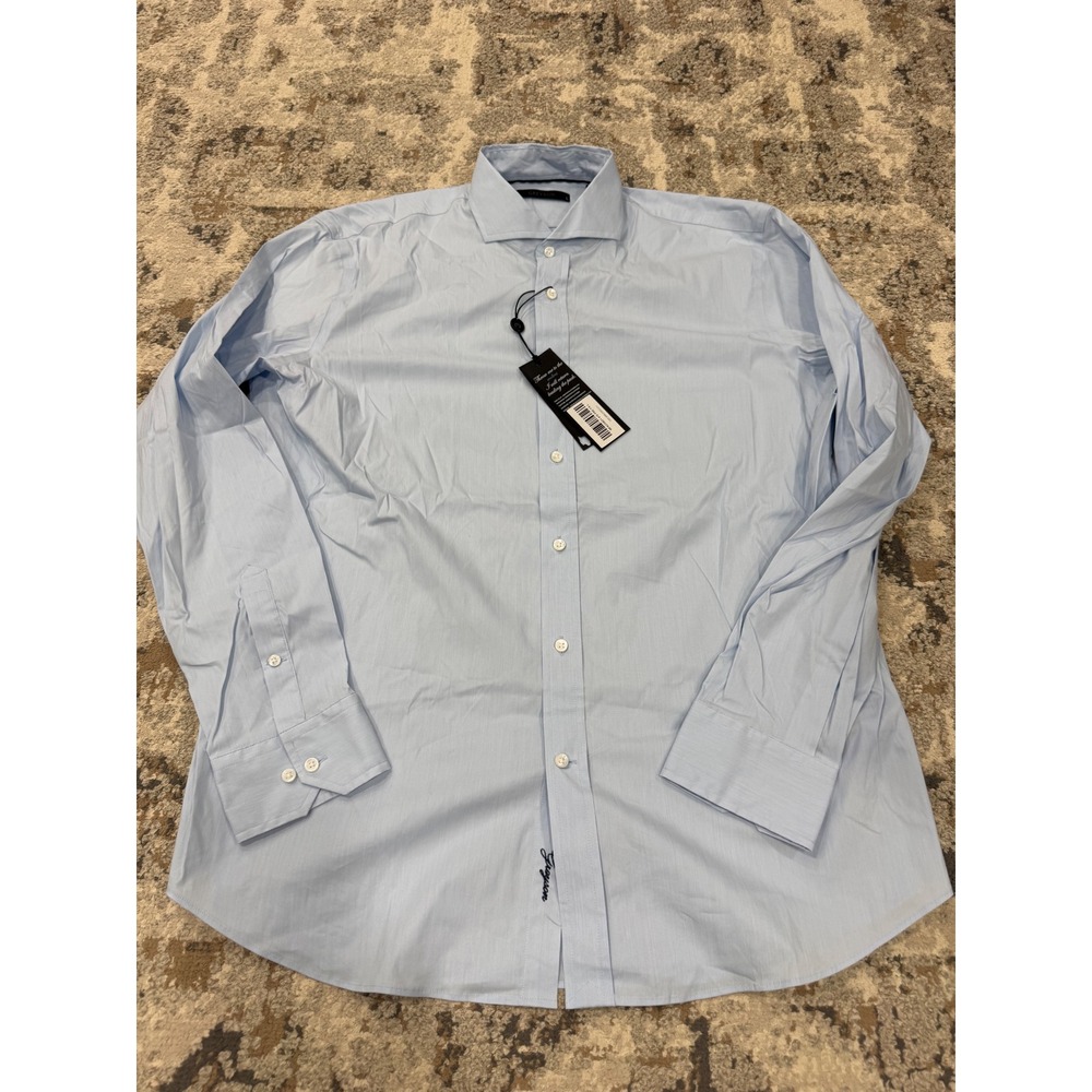 Greyson Mens Light Blue Long Sleeve Button Down Shirt MFA23W21 476 Size L NWT